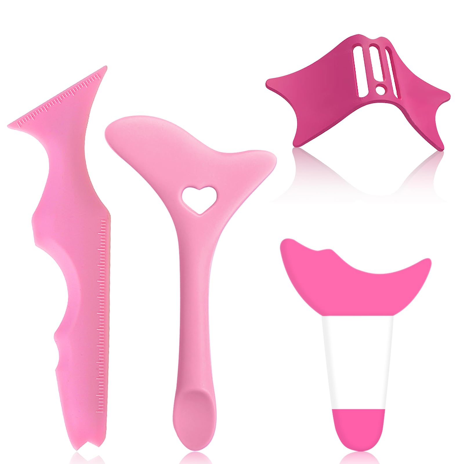 New Design Stencil for Contour Curve Makeup Eyebrow Eyeliner Shaper Models Card Multi-Function Nose contour Tool