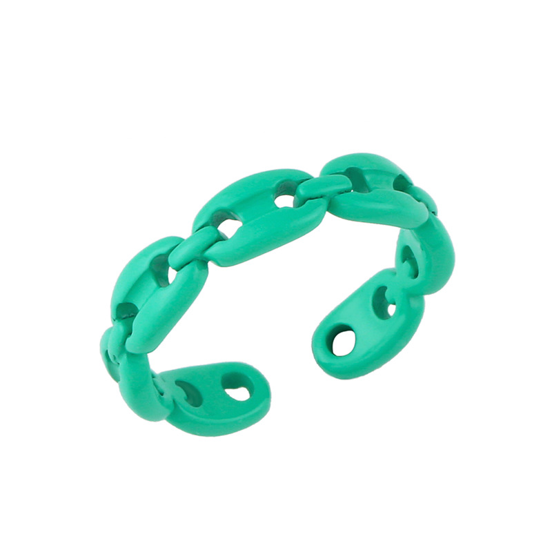 New Arrival Colorful Pig Nose Index Finger Ring Macaron Tide Candy Color Pig Snout Rings