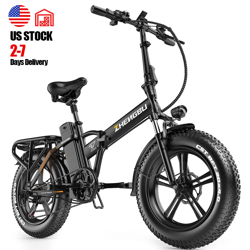 Низкая цена ZHENGBU euy F6 20 дюймов 350W 500W 750W 36V 48V 10AH 15AH 20AH Shimano 7 скоростей складной Байк, способный преодолевать Броды с толстыми покрышками электровелосипед