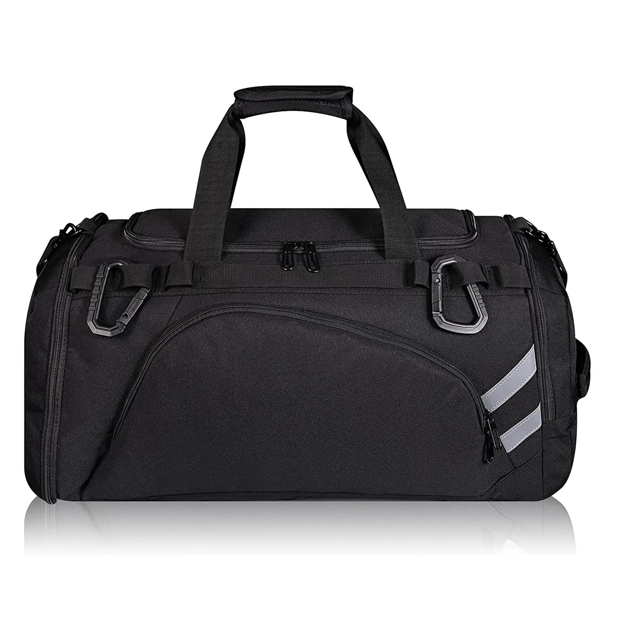 Custom Unisex Gym Bag Sports Duffel Bags For Men 55L With Shoe Compartment