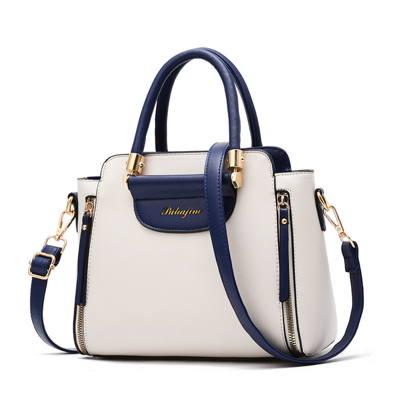 High качество класса люкс Ladies Hand Bags Solid Color PU кожаная сумка-тоут сумка Women Handbag