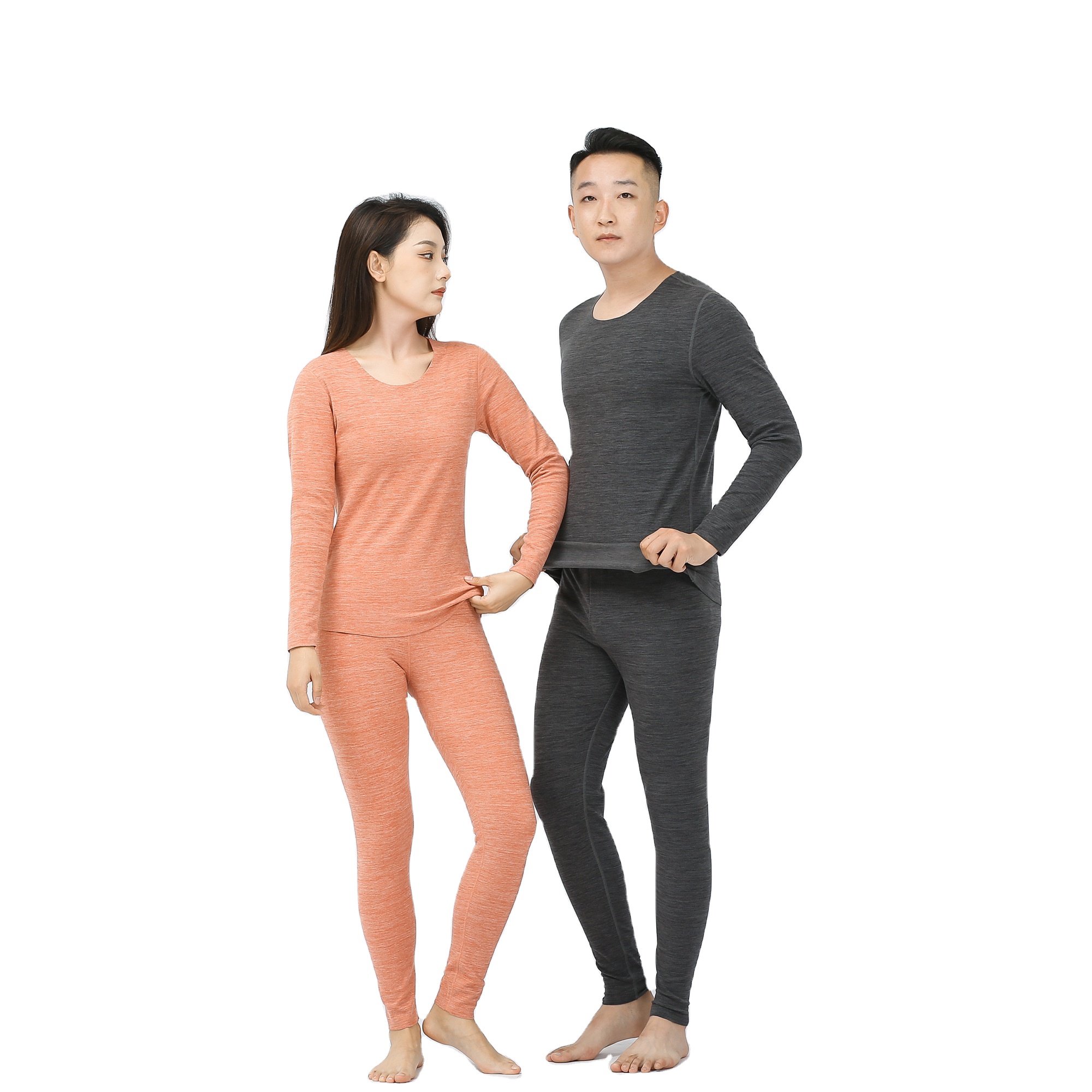 Mens Thermal Underwear Super Cozy Long Johns Top and Bottom Sets Winter