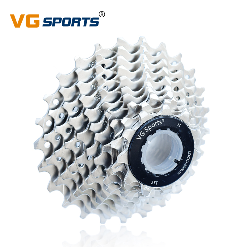 VG SPORTS, 10 скоростей, 11-25T, кассета для горного велосипеда, свободное колесо, звездочка, серебристый велосипедный свободный круг
