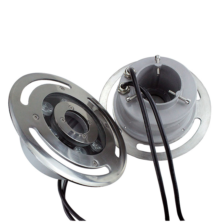 Rgb 6w 24w Outdoor Led Lights Underwater Fountain Ring Lights For Pool And Fountains
