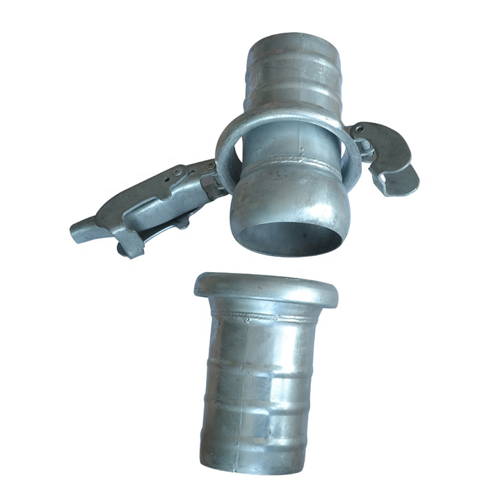 Galvanized Carbon Steel Lever Lock Bauer Coupling Perrot Hose Pipe Fitting