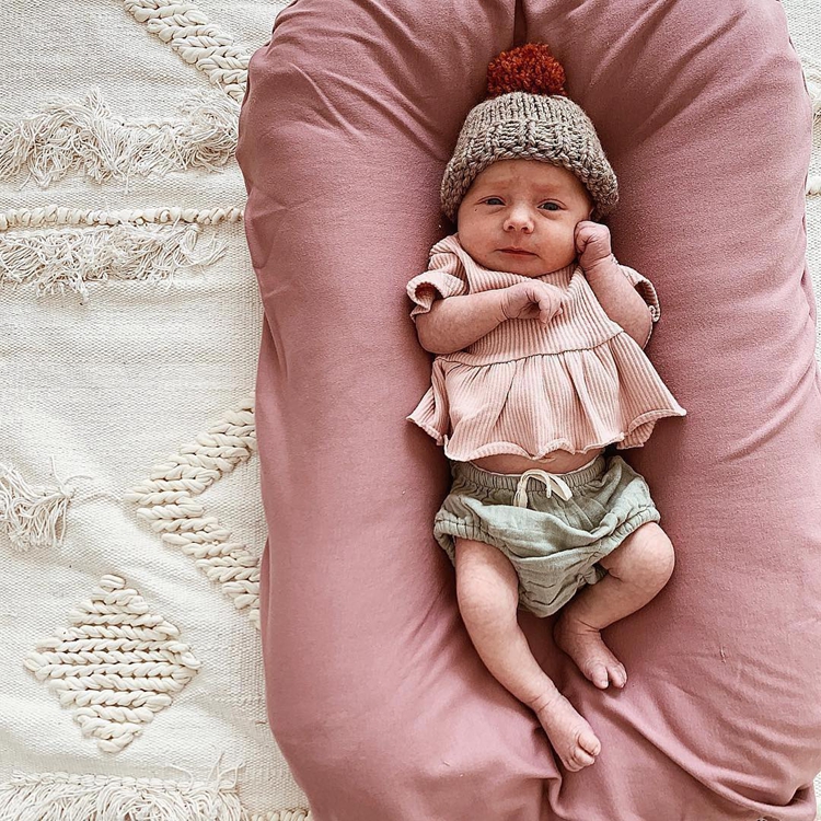 Хлопковое детское гнездо, детская кровать, кокон, Детская Bassinet для кровати, шезлонг, гнездо, подстилка для детской кроватки, лежак для сна