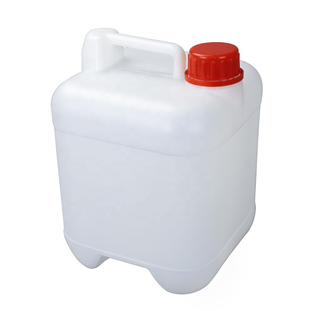 Пластиковый цилиндр 5 л, квадратный канистра HDPE 5 литров, химический барабан с крышкой и ручкой, контейнер-ведро 5 кг