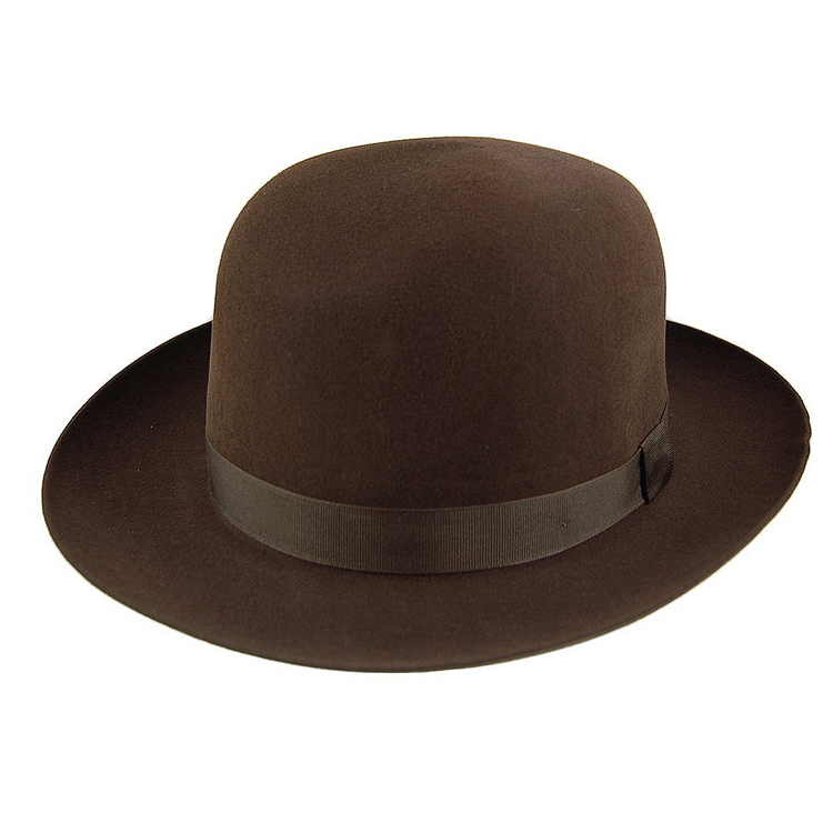 Wholesale New Designer Foldable Fedora Hats Custom Men And Women Wide Brim Wool Fedora Hats