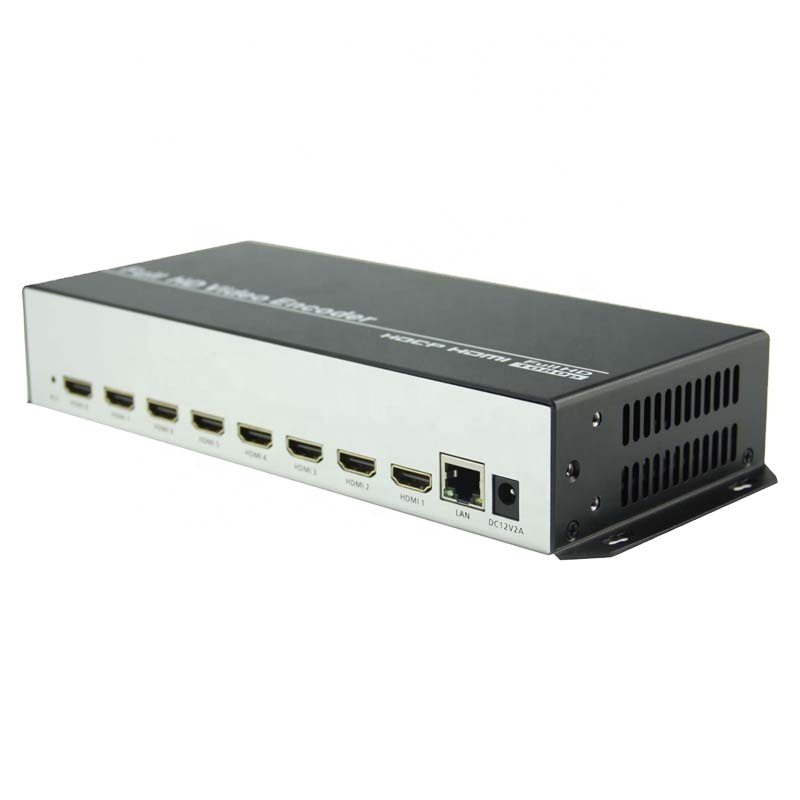 Unisheen SRT RTSP UDP RTMP H.265 H.264 8 в 1 HD MI видео кодировщик передатчик прямой трансляции кодировщик Wowza Facebook YouTube