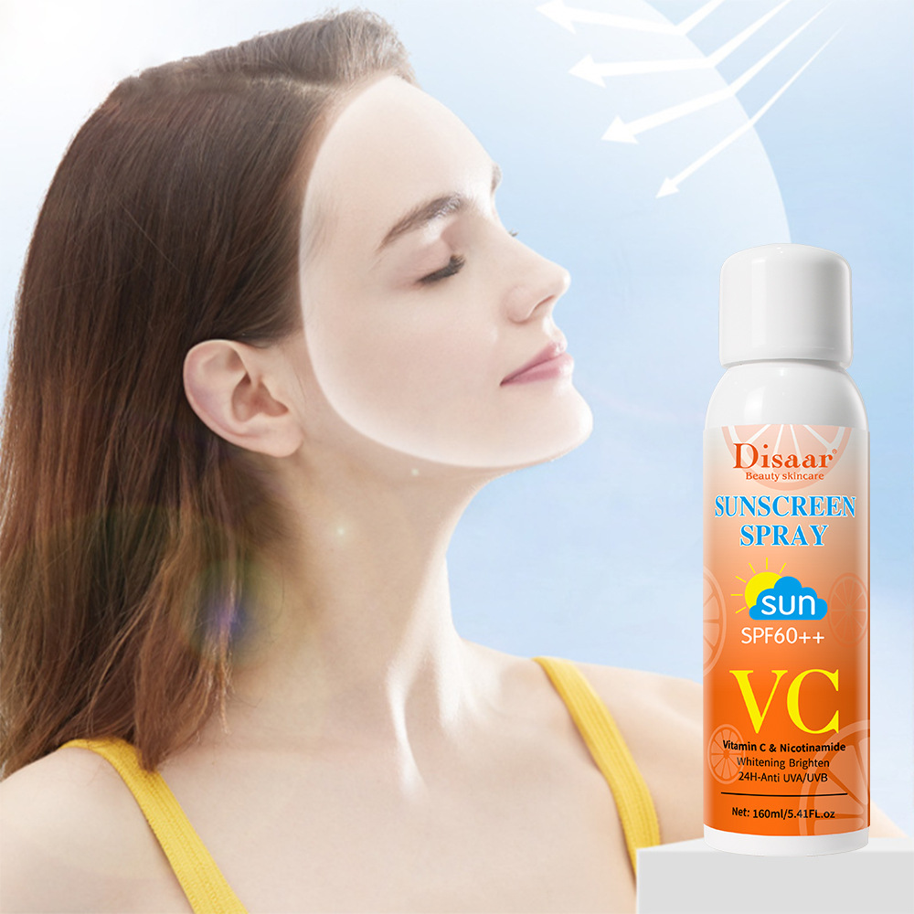 VC Niacinamide летний Солнцезащитный спрей пляжный солнцезащитный Портативный спрей для рук, ног и тела Солнцезащитный спрей