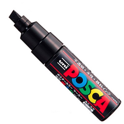 1 шт. Uni POSCA PC-8K, наконечником 8 мм