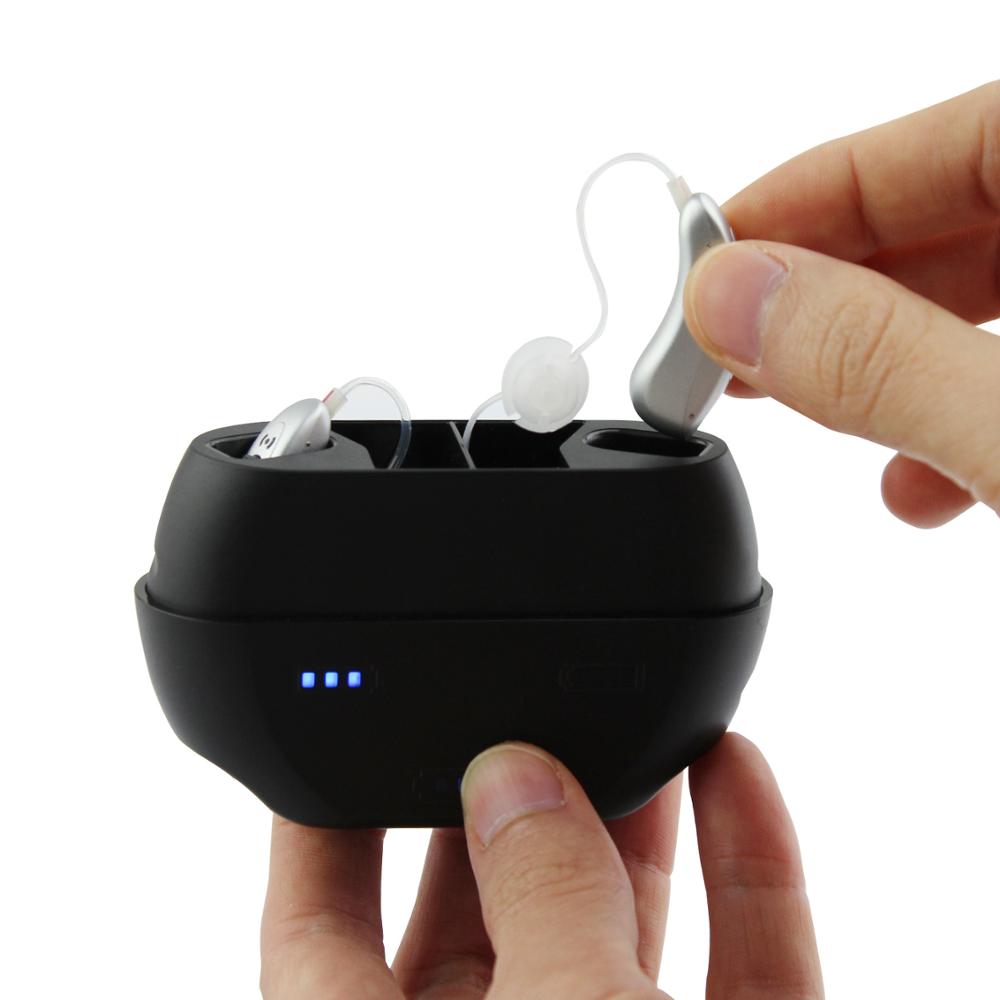 Retone Vigor RC черный/серый новый продукт Китай цифровой мини-усилитель уха с перезаряжаемым корпусом цена распродажа слуховых аппаратов