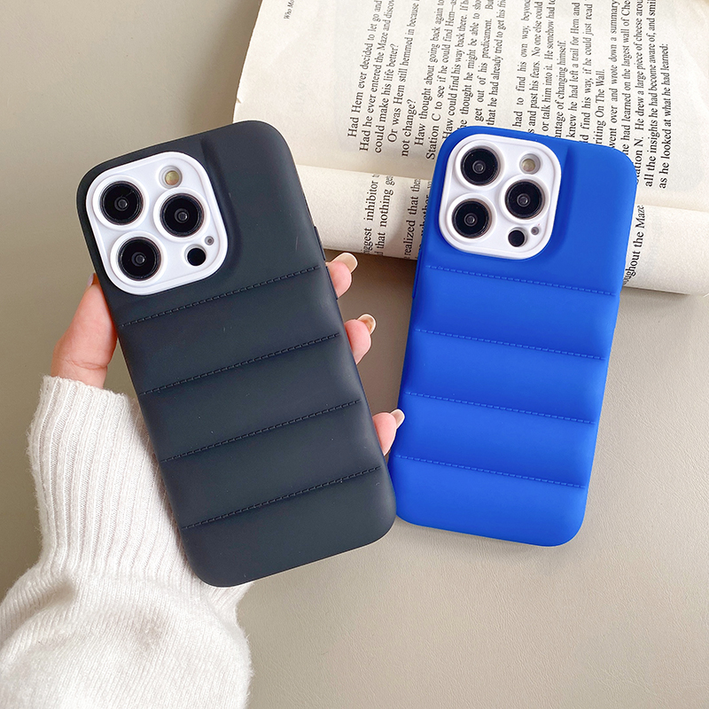 Чехол-пуховик для телефона iPhone 14 Pro 6,1 дюймов 12 13 Pro Max 12 12pro 11 11pro 7/8plus xs xr Милая Роскошная мягкая 3D