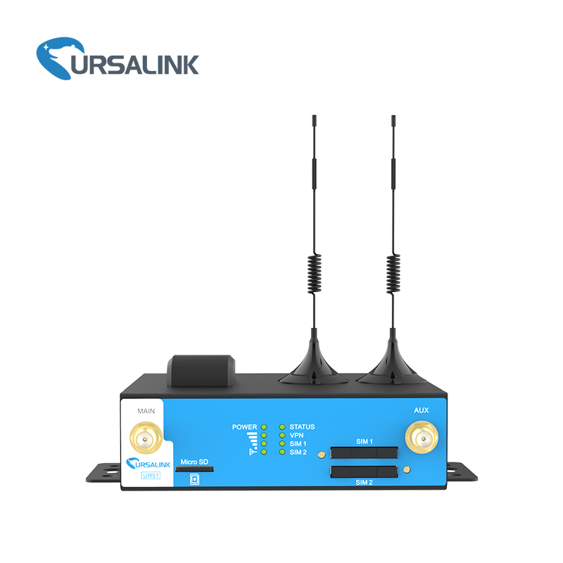 UR51 промышленный 3G 4G LTE PPPoE маршрутизатор с двумя слотами для sim-карты и PoE