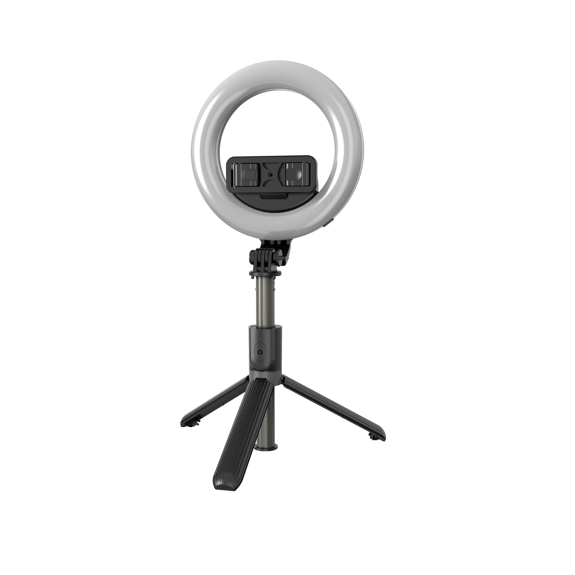 L07 портативный 6 "легкий штатив монопод для селфи с Bluetooth кнопкой на ручке кольцо света с держателем для мобильного телефона