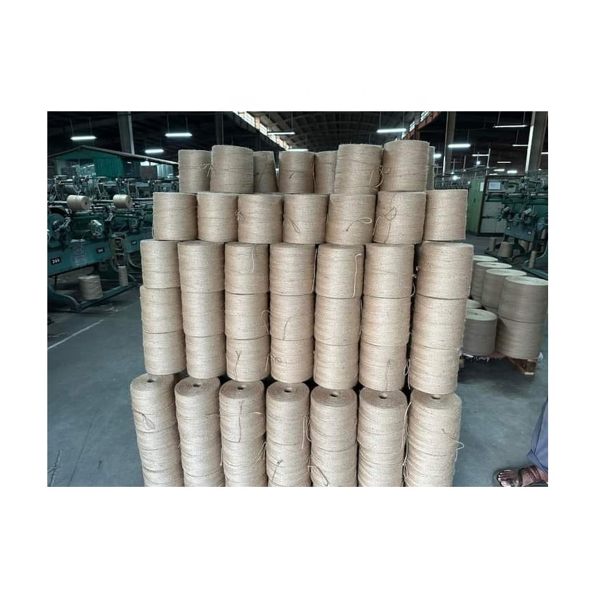 100% Jute Yarn Best Quality Jute Yarn Natural Color Attractive Price Customized Multicolor Wholesale Price For Jute Yarn From BD
