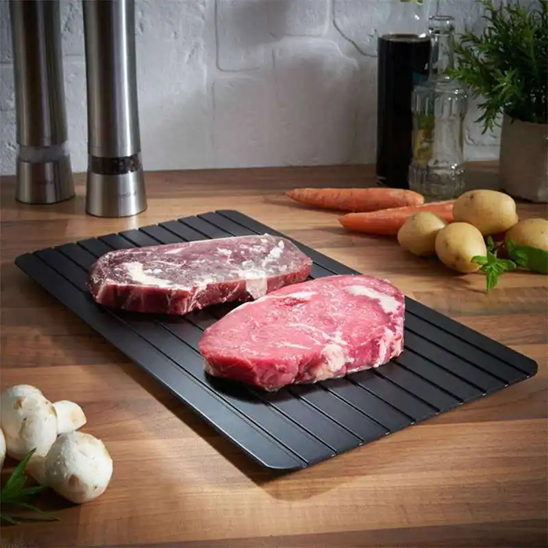 Лидер продаж на Amazon, пластина для быстрого размораживания мяса из алюминиевого сплава