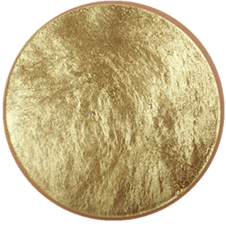 22K -- 24K Transfer Booklet Gold Leaf 8cm Round Food Decoration Cake Baking Gold Leaf