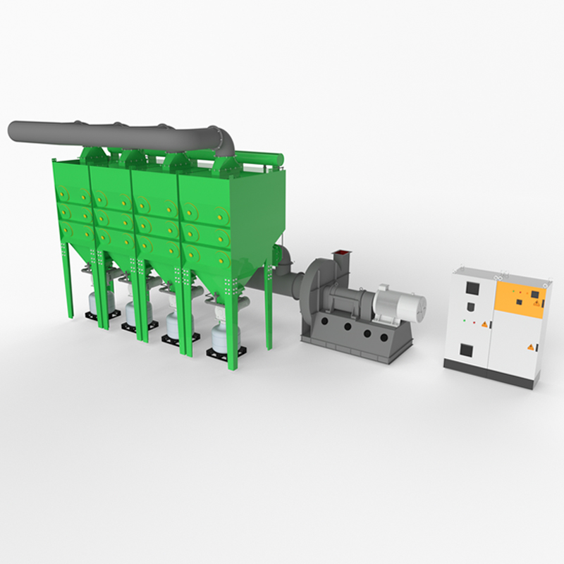 Industrial Jewelry Inclined Cartridge Filter Dust Collector Assembly Machine With Double Lifespan For Electronic Capacitors