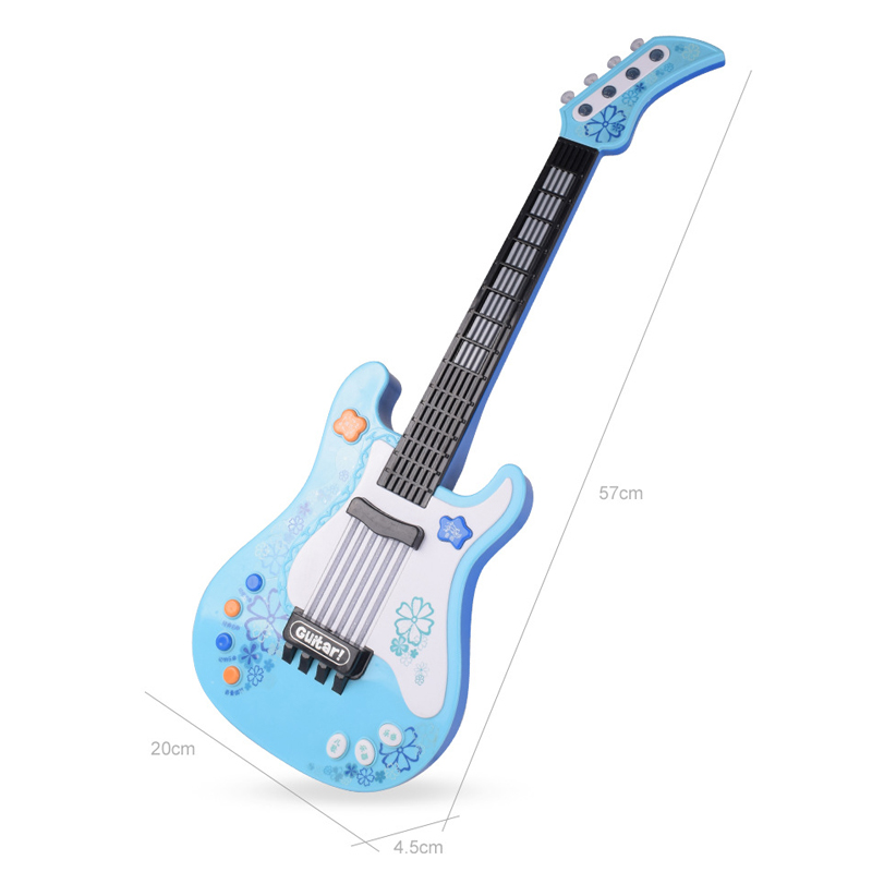 Children's other simulation bass player multi-function mode instrument light electric music guitar toy
