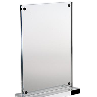 Rectangle simple clear acrylic photo frame
