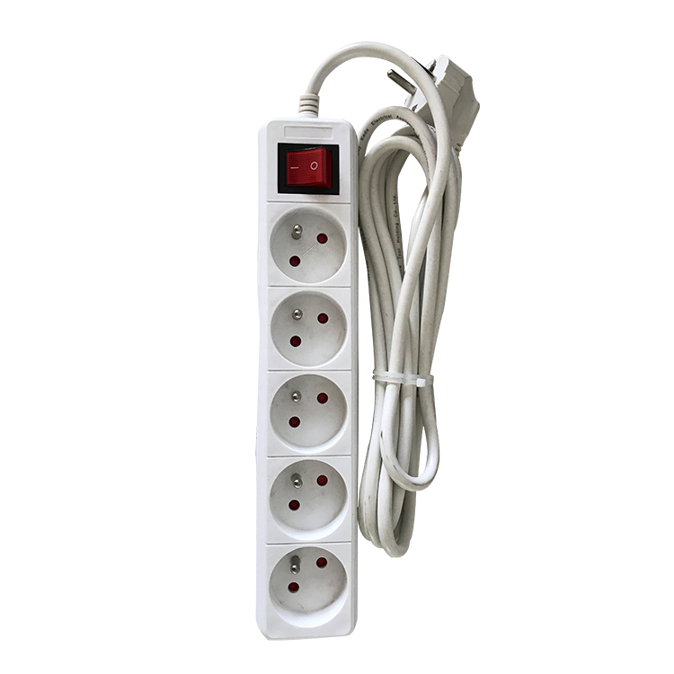 5 outlets tabletop extension socket / power strip