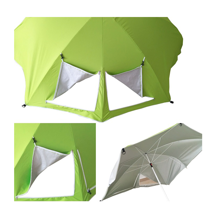 China Custom fishing brolly umbrella Outdoor carp fishing umbrella tent Durable Beach Umbrellas for fishing
