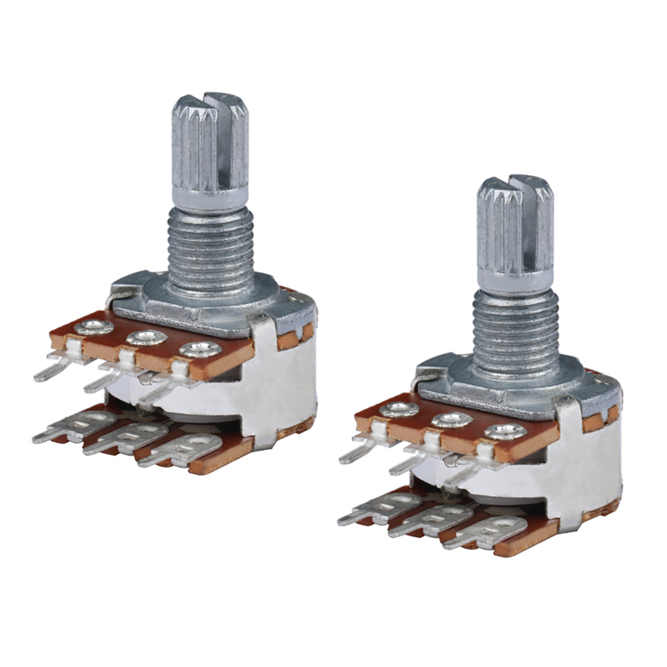 WH161SG-1B Metal Shaft Rotary Carbon Potentiometers