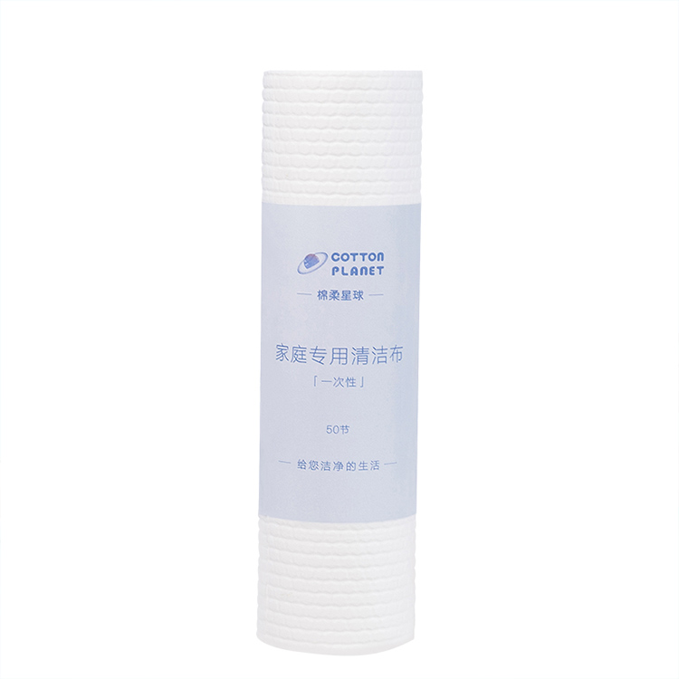 Strong Cleaning Power Disposable Kitchen Non Woven Fabric Paper Towels Rag Roll