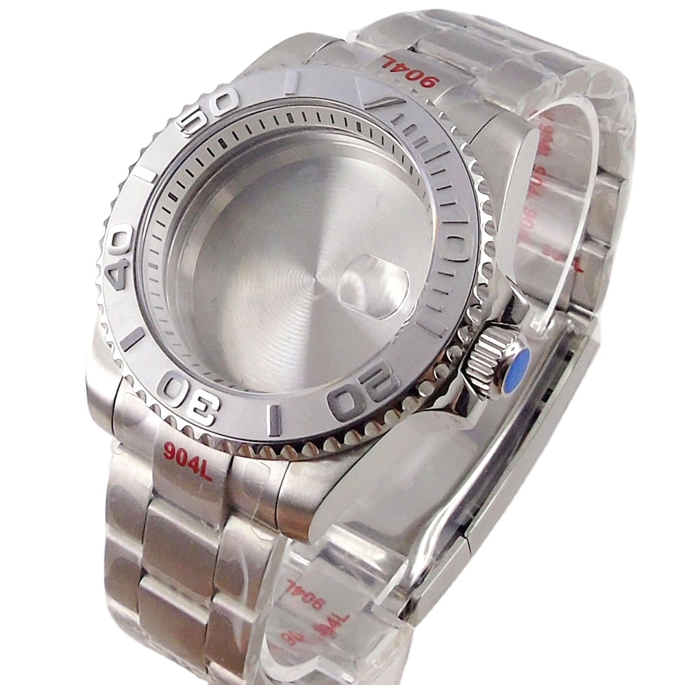 Новинка чехол для часов BLIGER Sapphire Crystal Diver 40 мм подходит для ETA 2824 NH35A NH36A