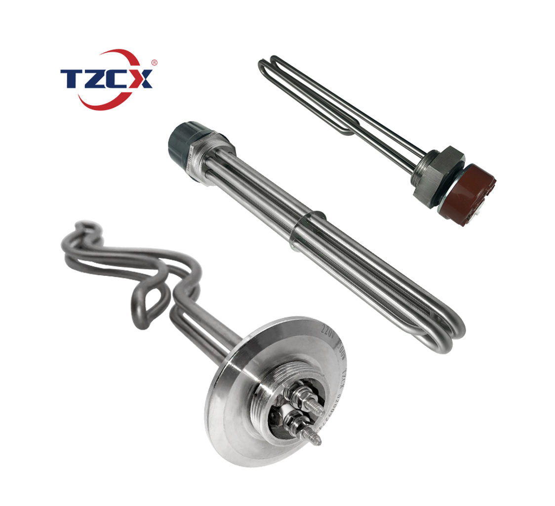 Tzcx 12V/24V/36V/48V/220V или по индивидуальному заказу водой погружным нагревателем Электрический трубчатый нагревательный элемент