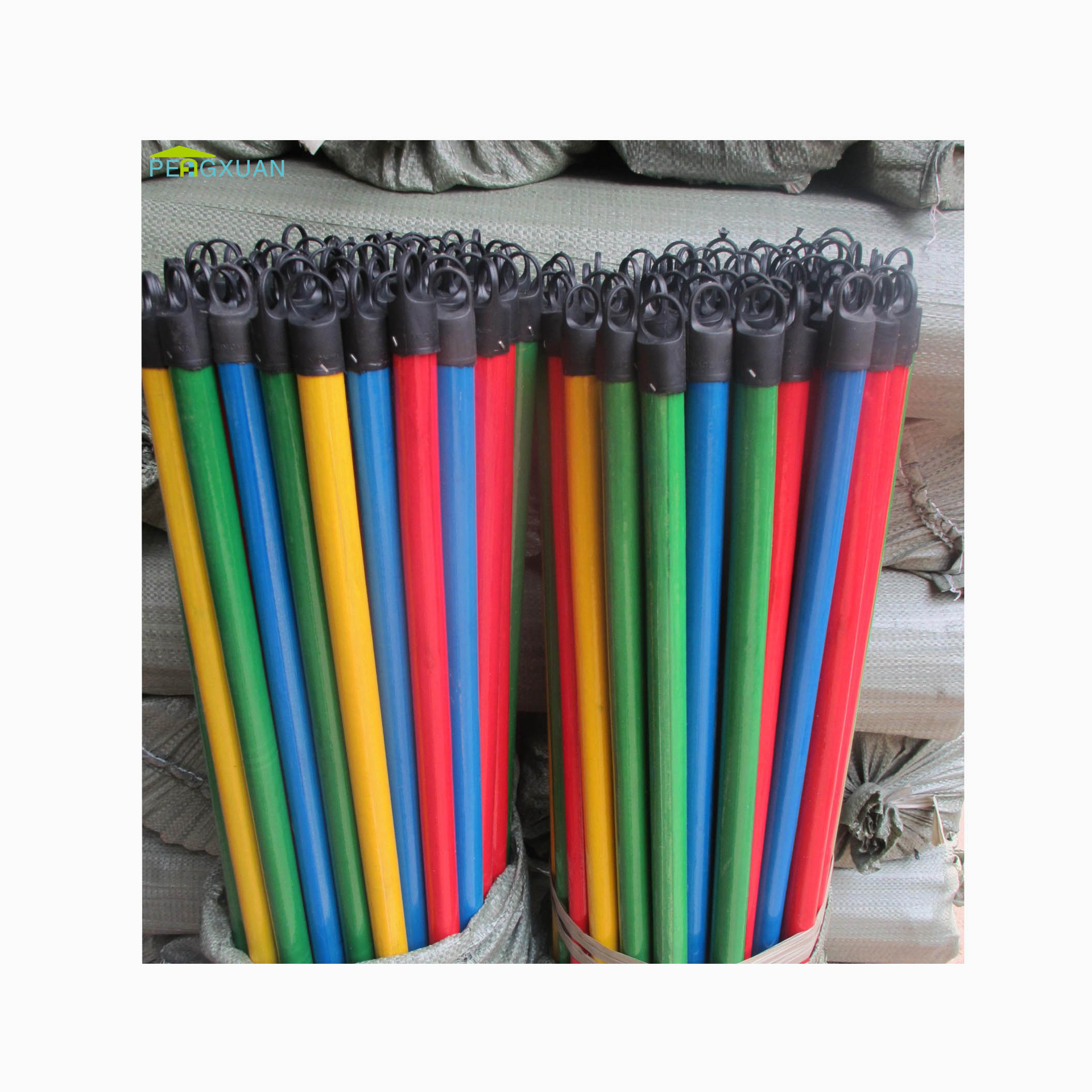 PVC Covered Wooden Handle for Broom Less than 1 dollar