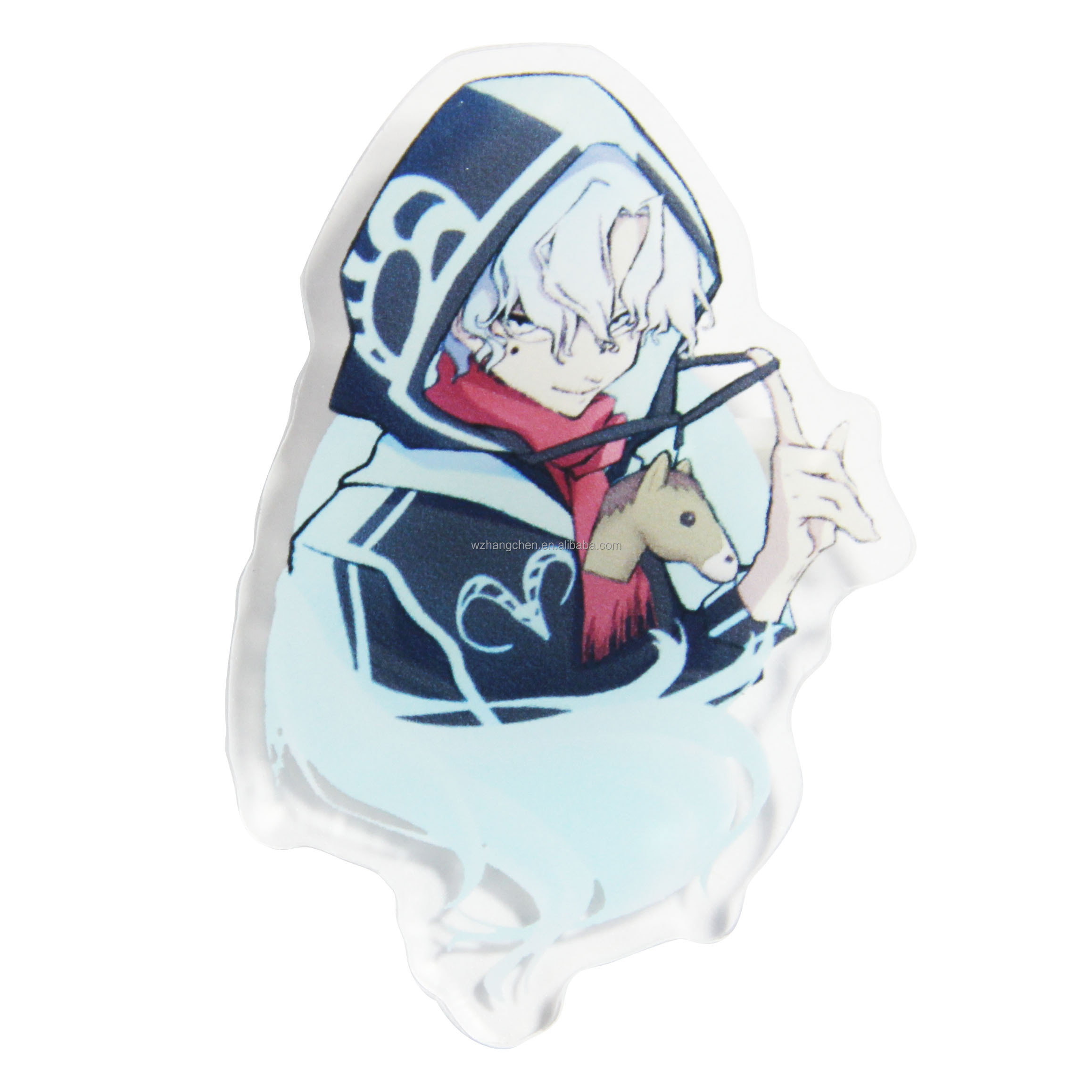 High Quality Gift Crafts Clear Customise Acrylic Pin Badge For Decoration