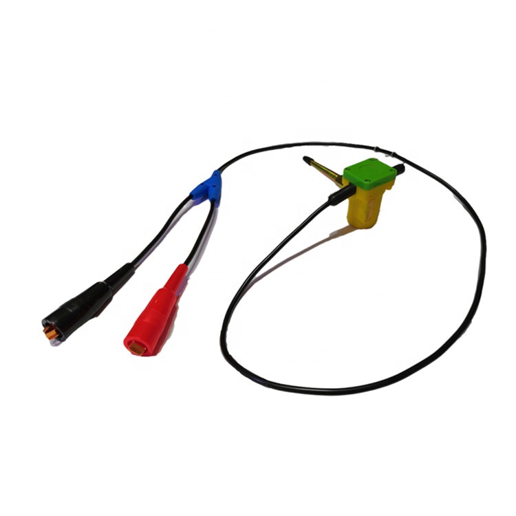 Одиночный geophone 4,5Hz горизонтальный в водонепроницаемый земельный ящик с Mueller зажимами соединитель, сейсмический геофонический шнур