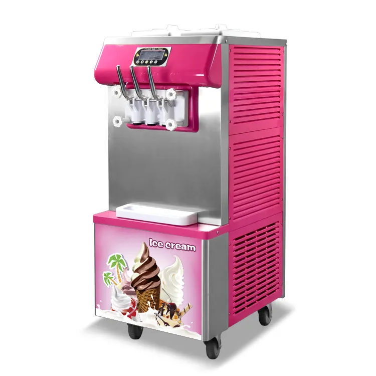 3 Flavors Burst Multi Taylor Carpigian Commercial Soft Serve Ice Cream Making Machine
