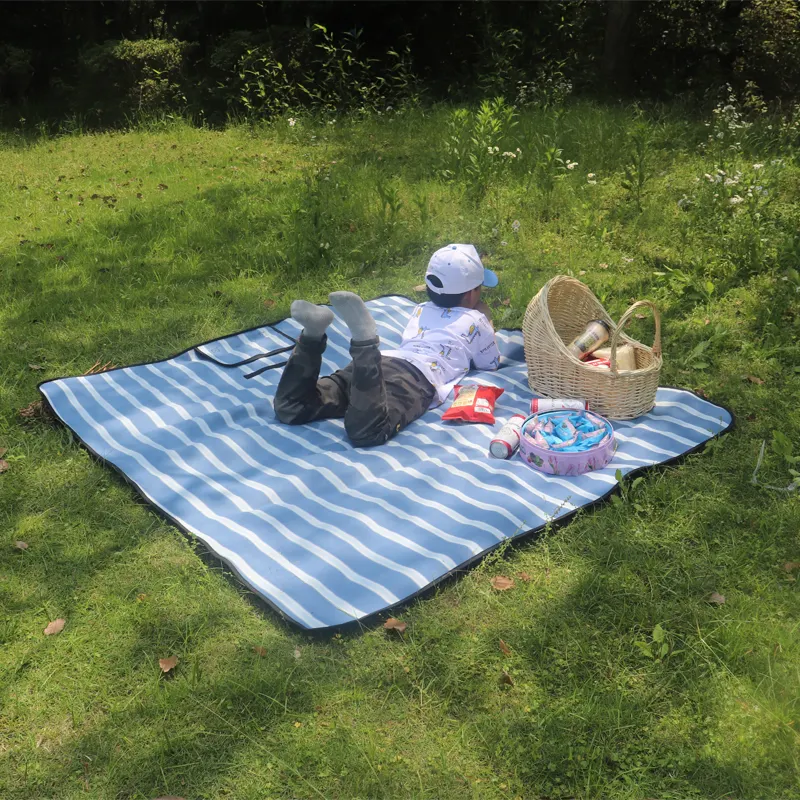 Outdoor Cotton Canvas Camping Printed Picnic Blankets Mat