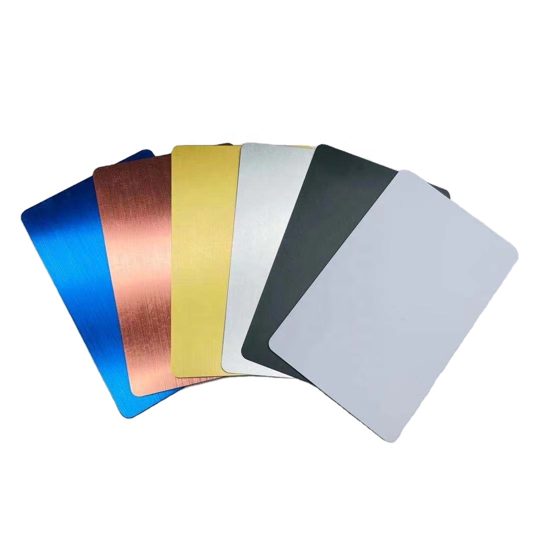 Programmable Custom Hybrid Color Metal RFID NFC cards for contactless business cards