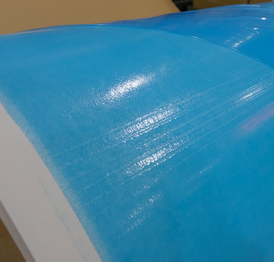 blue epoxy resin film