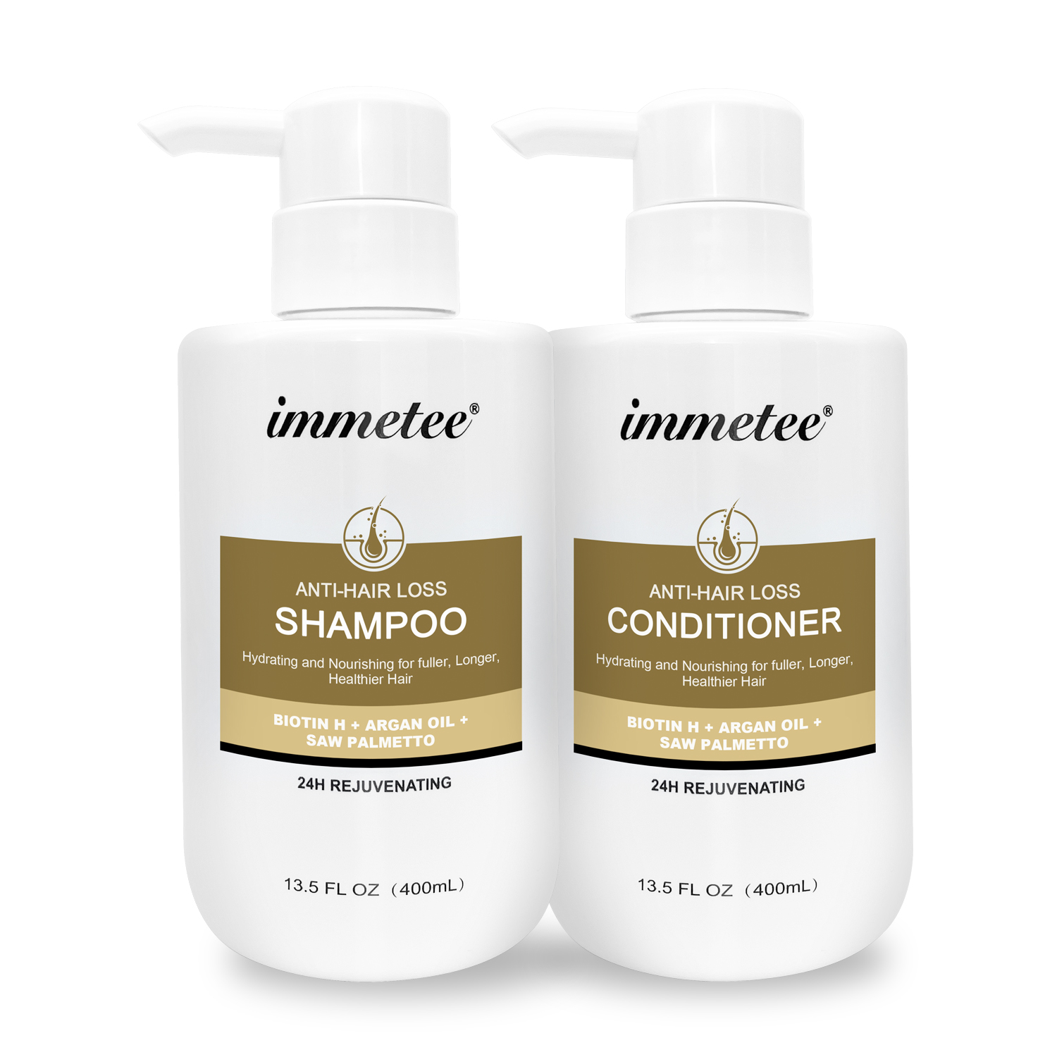 Wholesale OEM/ODM Biotin Shampoo For Anti Hair Loss DHT shampoo 400ml Natural Organic DHT Blocker Shampoo