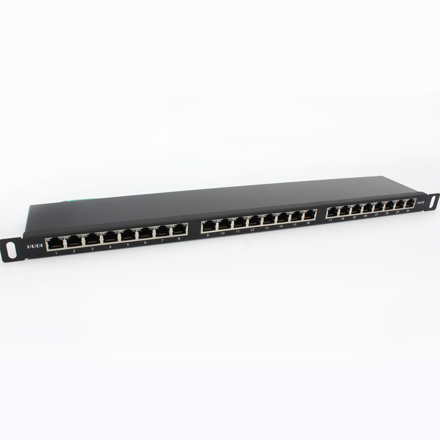 Новый дизайн 0.5U Cat 5E 24 порта Ftp сетевая коммутационная панель 48 ядер коммутационная панель Keystone