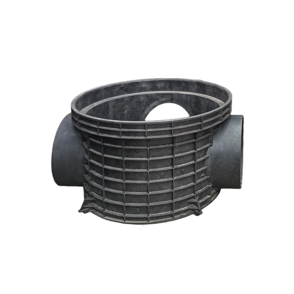 Reasonable price good quality Black PE material buried inspection chamber