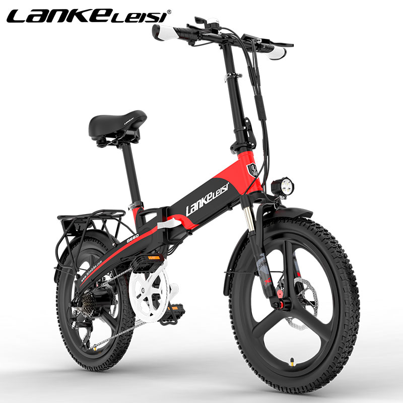 Самый лучший продавая электрический велосипед lankeleisiG660 20 дюймов складной электровелосипед 48V14.5A 18650 литиевая батарея для езды на дальние расстояния