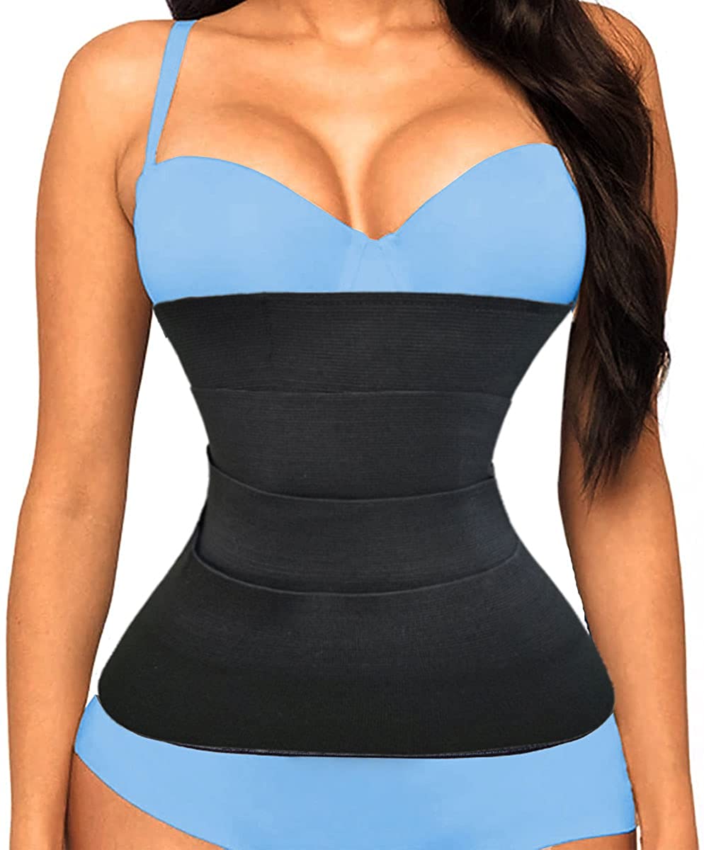 Plus size women Invisible Waist Trainer tummy wrap shaper waist trimmer belt band waist wrap