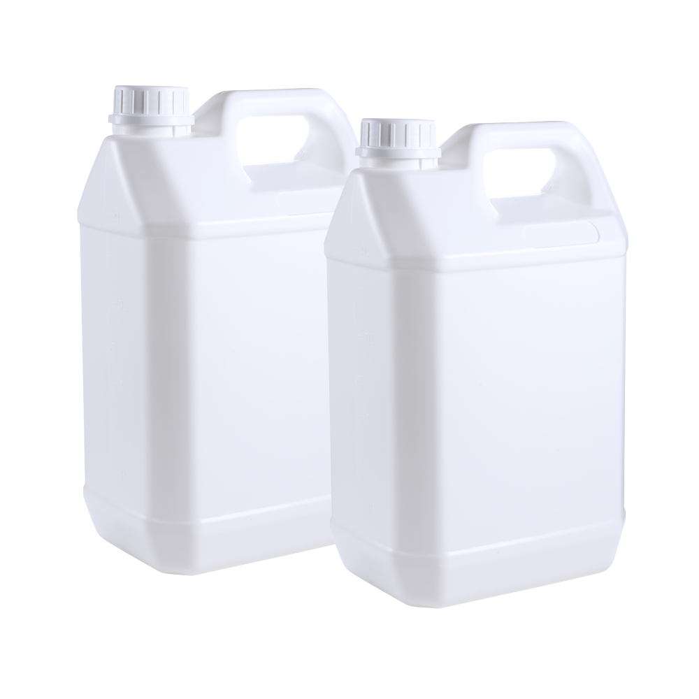 4 л пластиковый квадратный баррель Jerrycan с винтовой крышкой новый материал утолщенный контейнер