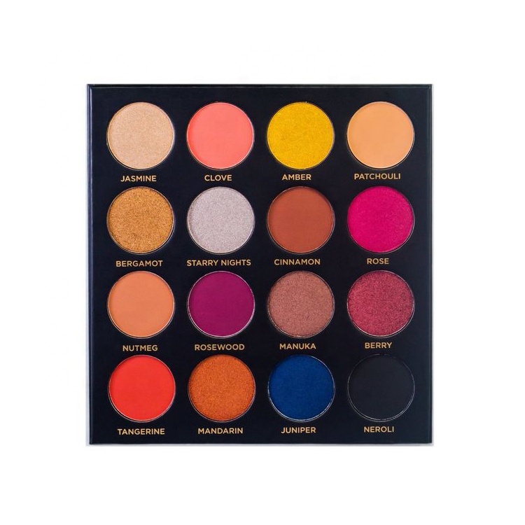 9 Colors Shimmer Glitter Pigmented Eye Shadow Private Label Eyeshadow Palette