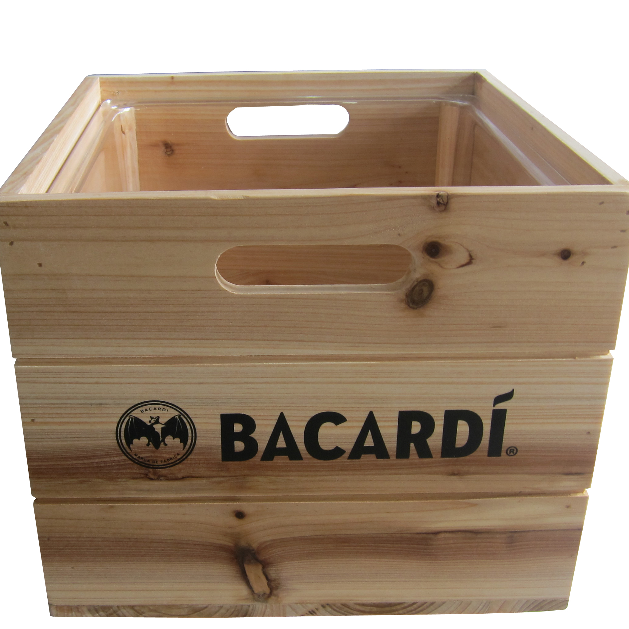wooden ice bucket
