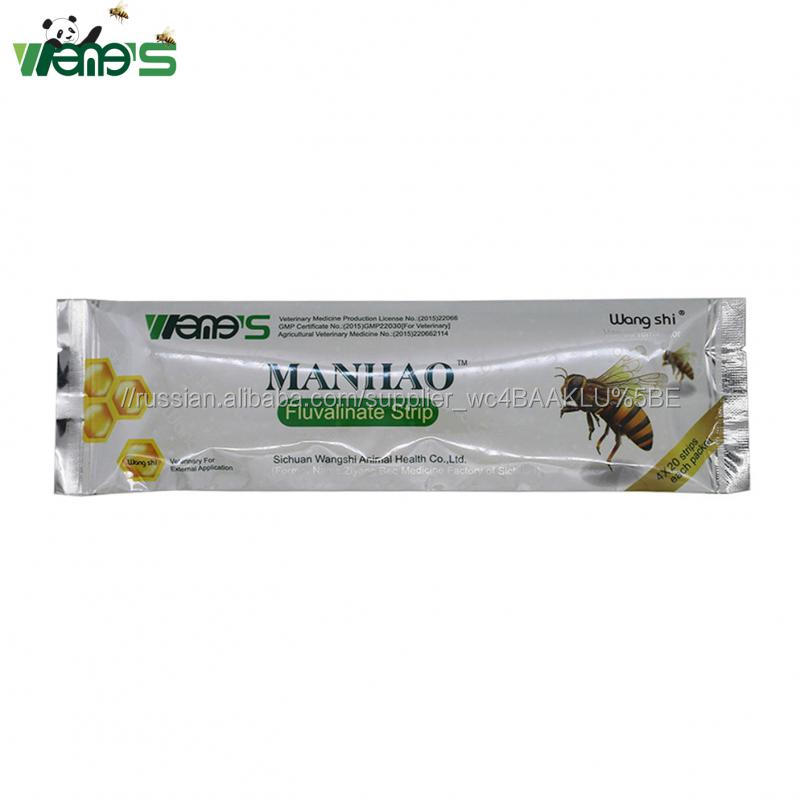 Manhao, 80 strip, Флувалинат, Wangshibee, лечения варроатоза у пчел.