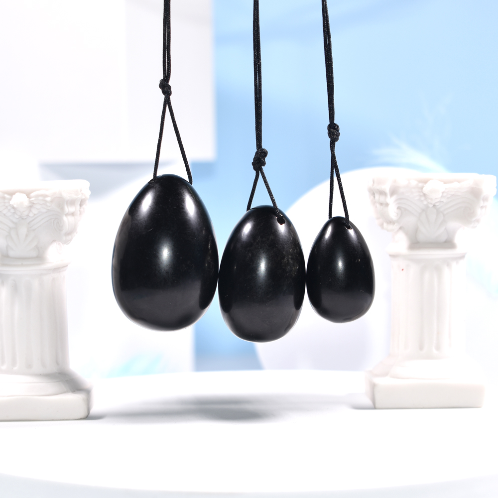 Obsidian Jade Yoni Eggs Jadeegg Natural Jade Kegel Gia Certified Yoni Eggs Set Massage Kit