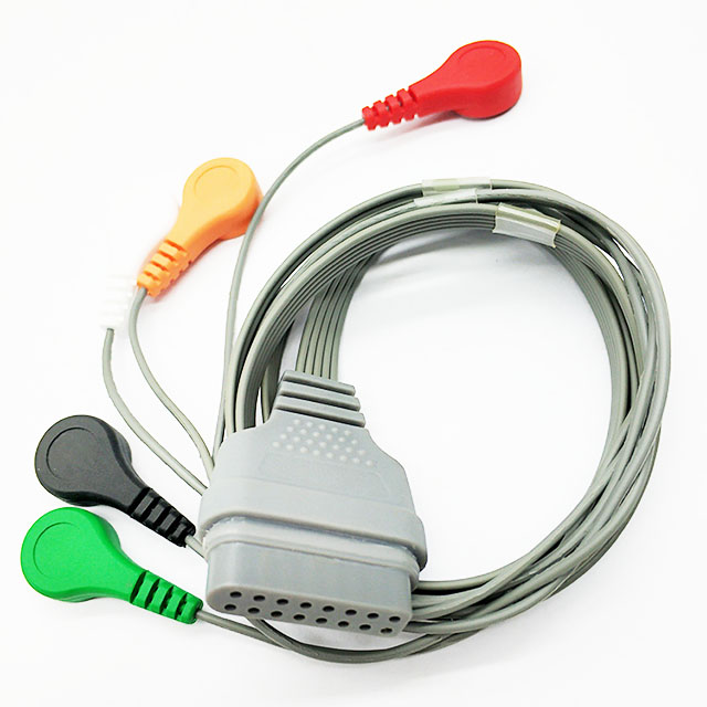 Совместимость EDAN SE - 2003 / SE - 2012 16pin 5 holter ЭКГ кабель типа оснастки