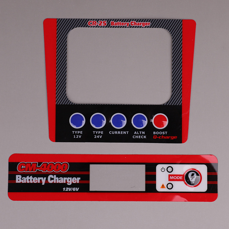 panel sticker label LED Membrane Switch Panels For Operation Panel